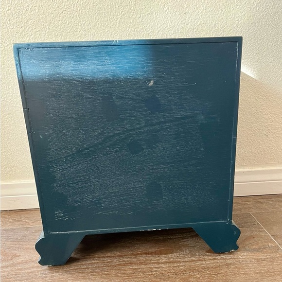 Old World Golf Club wooden 32 CD storage cabinet-green-2 door-13"x12"x7" - Picture 3 of 12